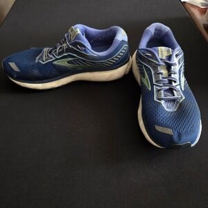 Brooks Ghost 12 Womens Running Shoes Blue 1203051D413 Wide D Size 9.5